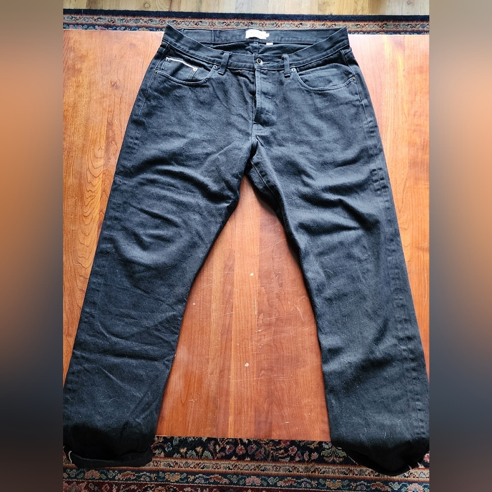 USA Made Japanese Black Selvage Denim by Taylor Stitch